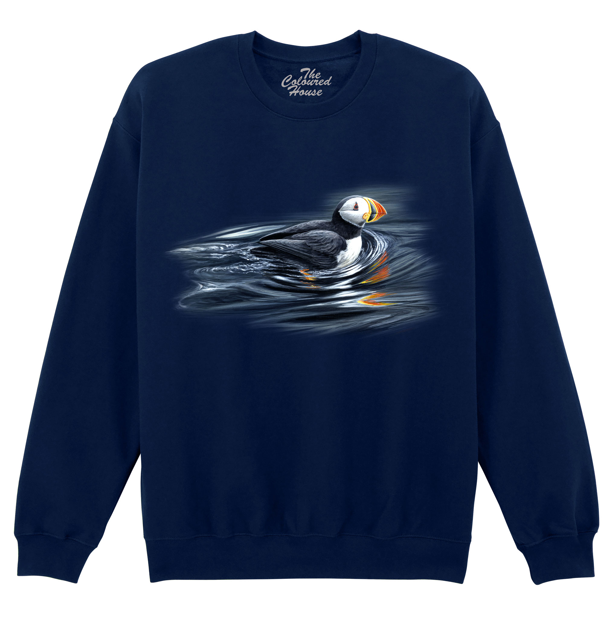 Swimming Puffin Sweater