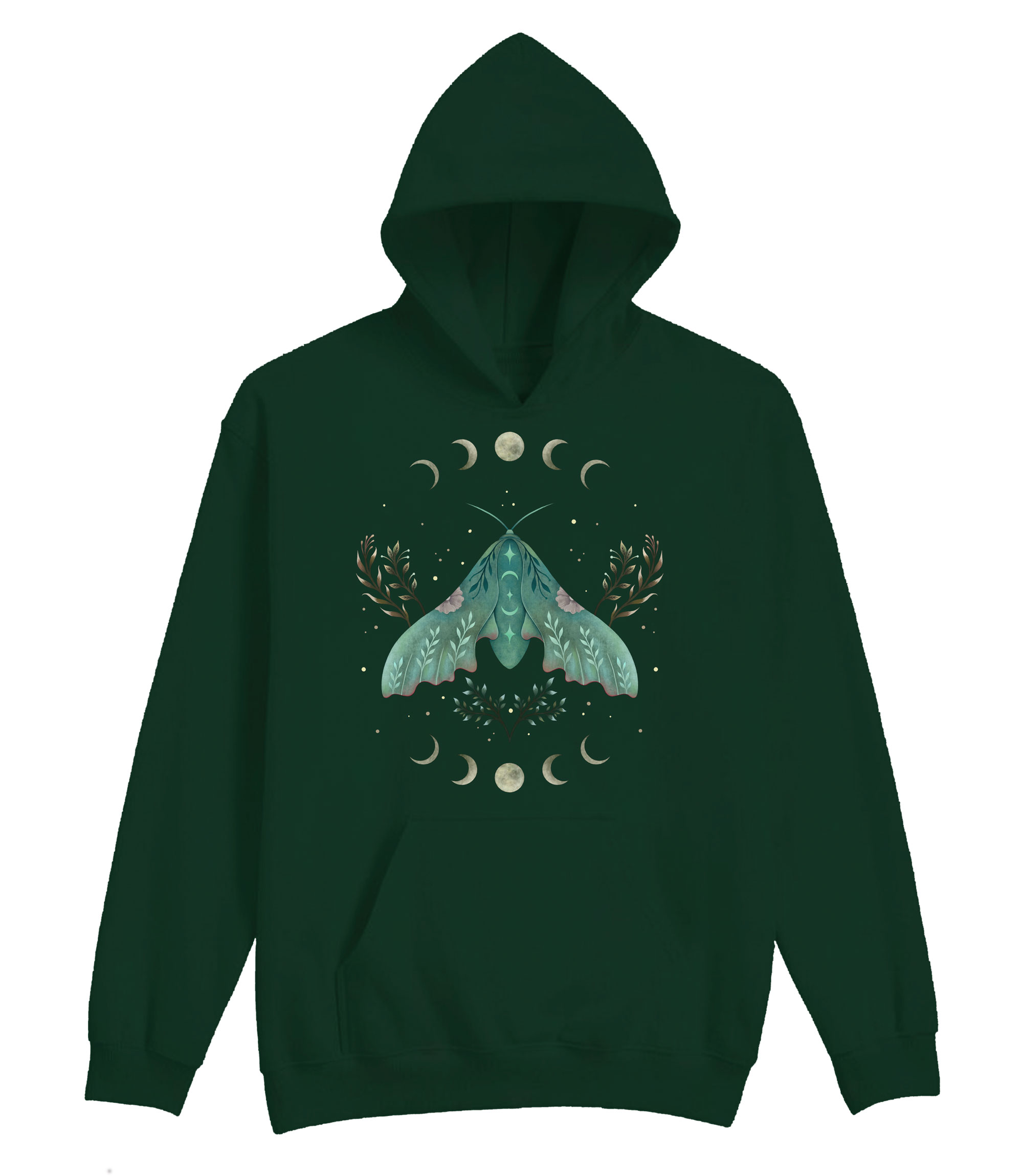 Luna And Moth Hoodie