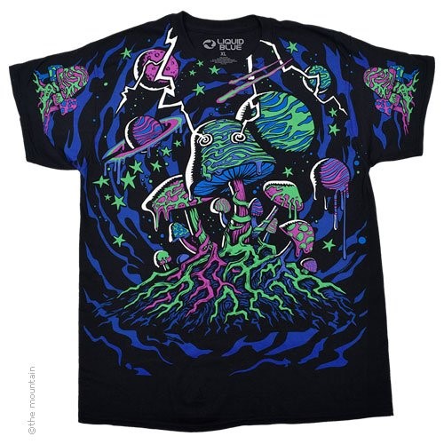 Shroom Galaxy Light Fantasy T-shirt