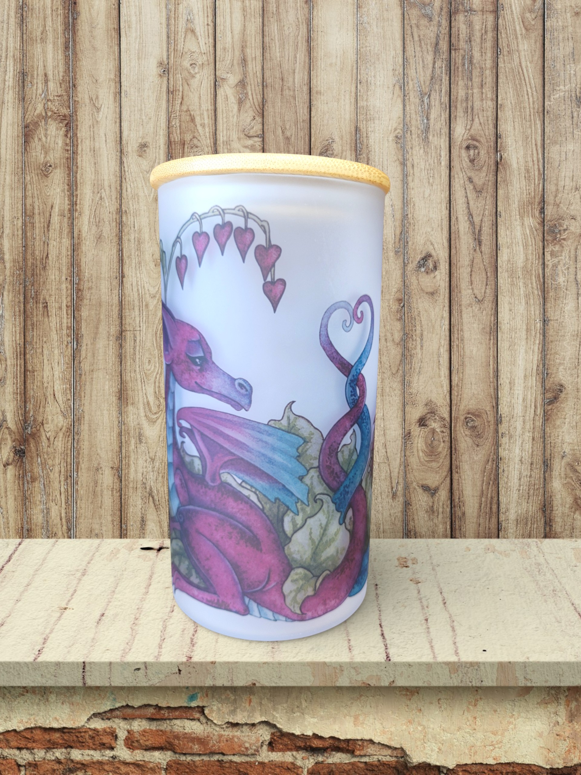 Love Dragons - Storage Jar 25Oz