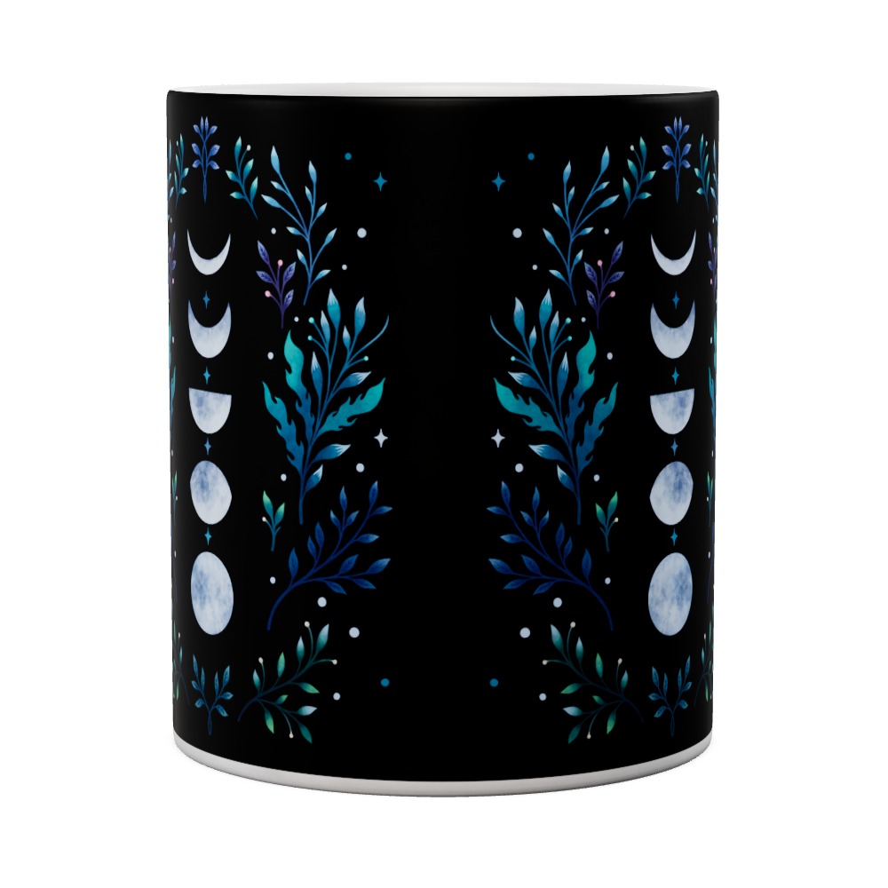 Moonlight Garden Blue Mug