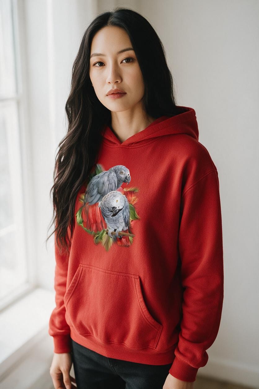 African Greys Hoodie