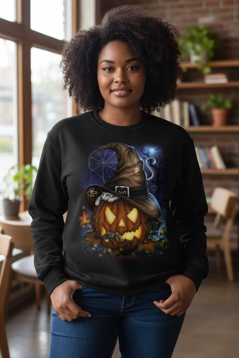 A Spooktacular Night Sweater