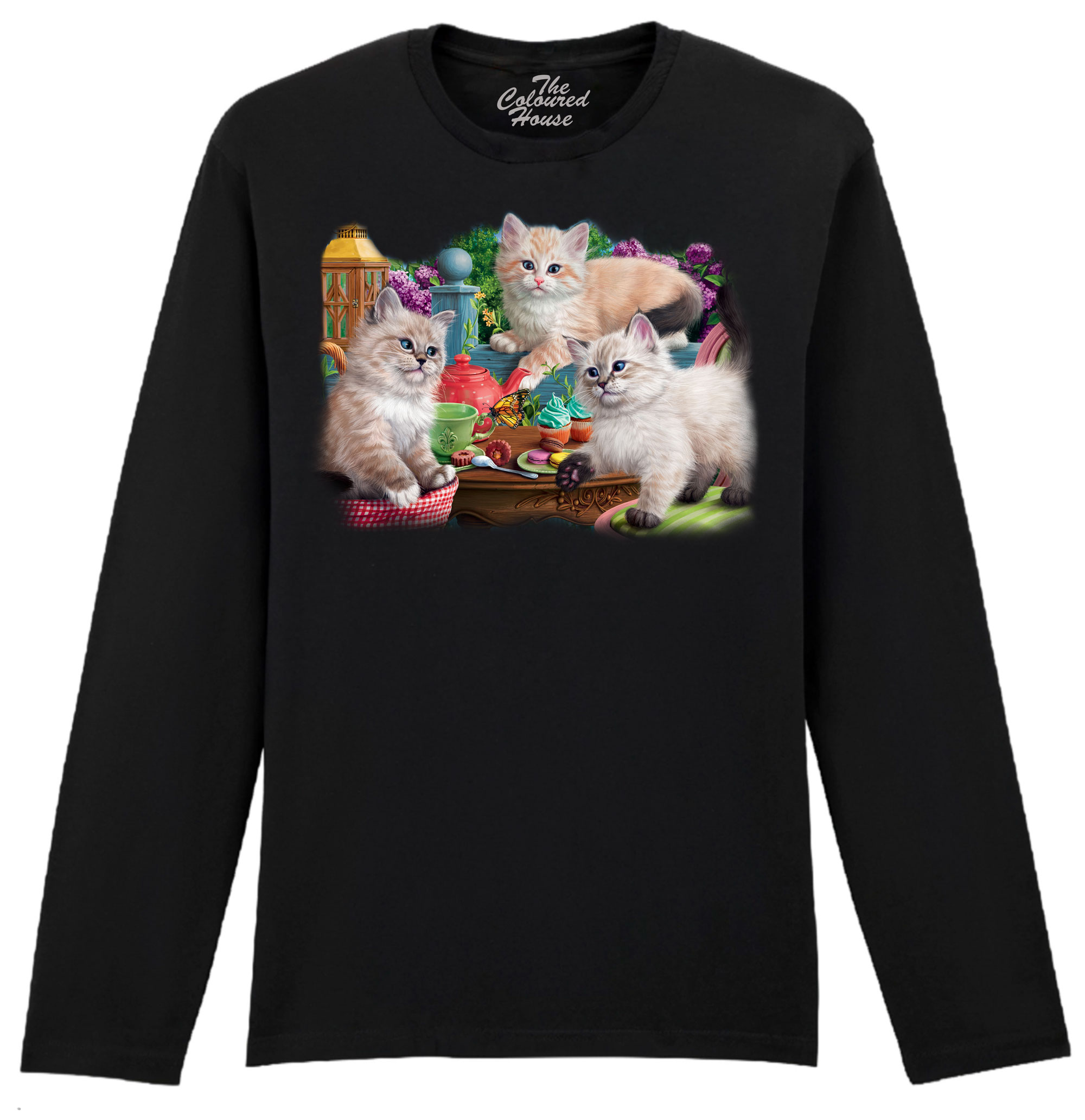 Kitten Tea Party Longsleeve