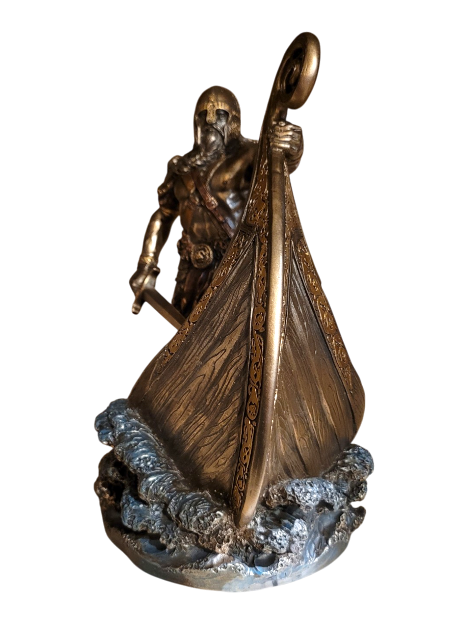 Viking Warrior With Traditional Helmet