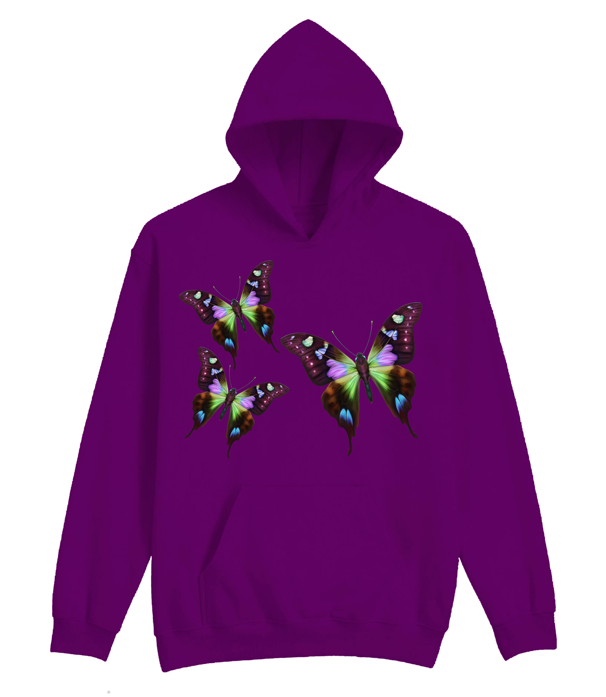 Lavender Butterfly Hoodie