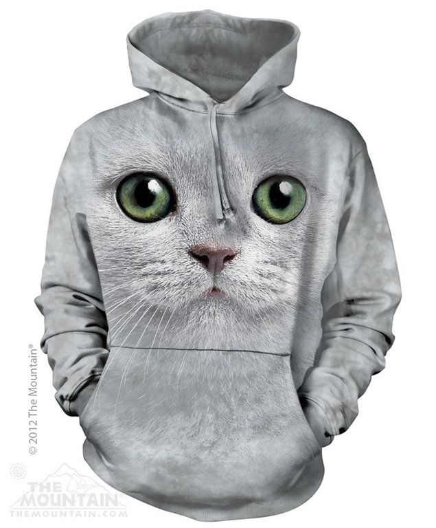 Green Eyes Face Hoodie