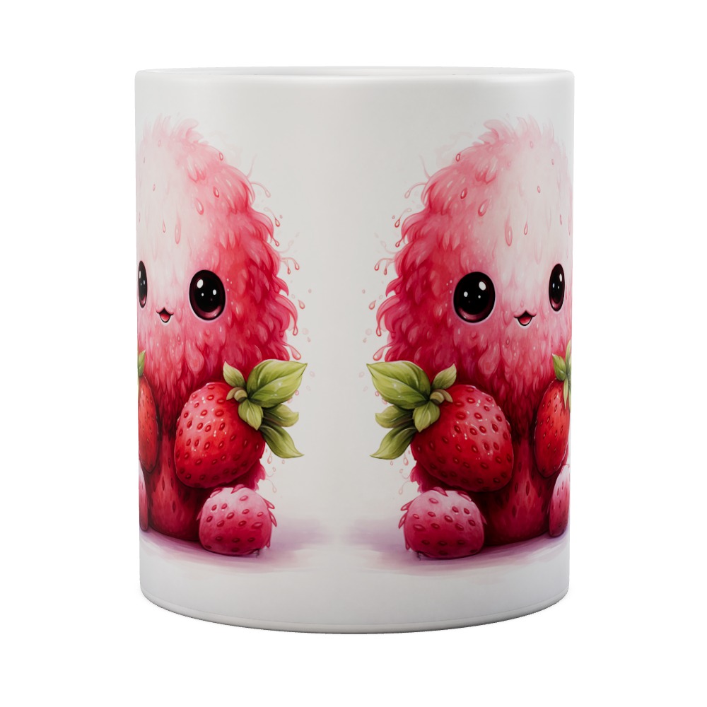 Fruit Monster - Sitting Strawberry Mug