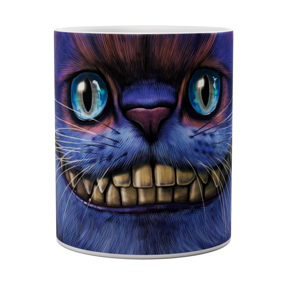 Big Face Cheshire Cat Mug