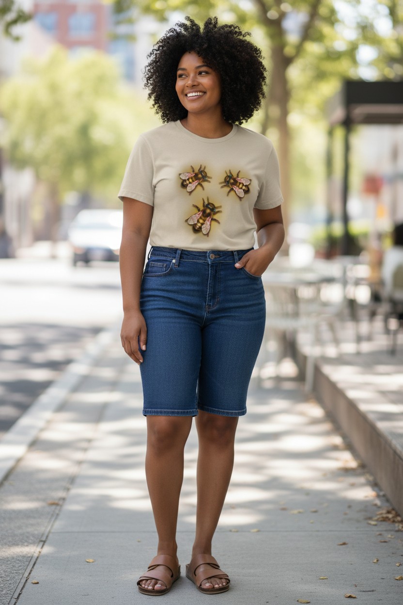 Honeybees Ladies T-shirt