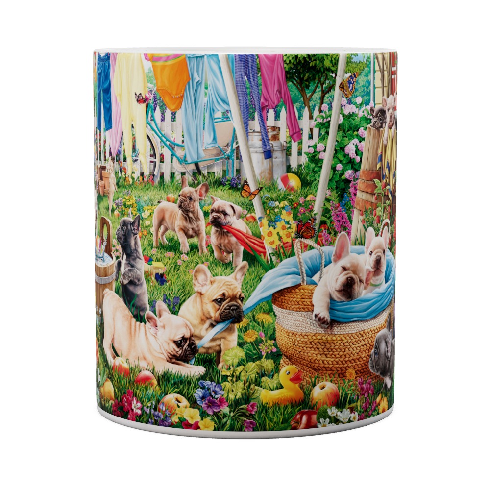 Frenchies At Play Mug