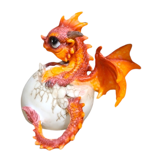 Red Dragon Egg - ± 11cm