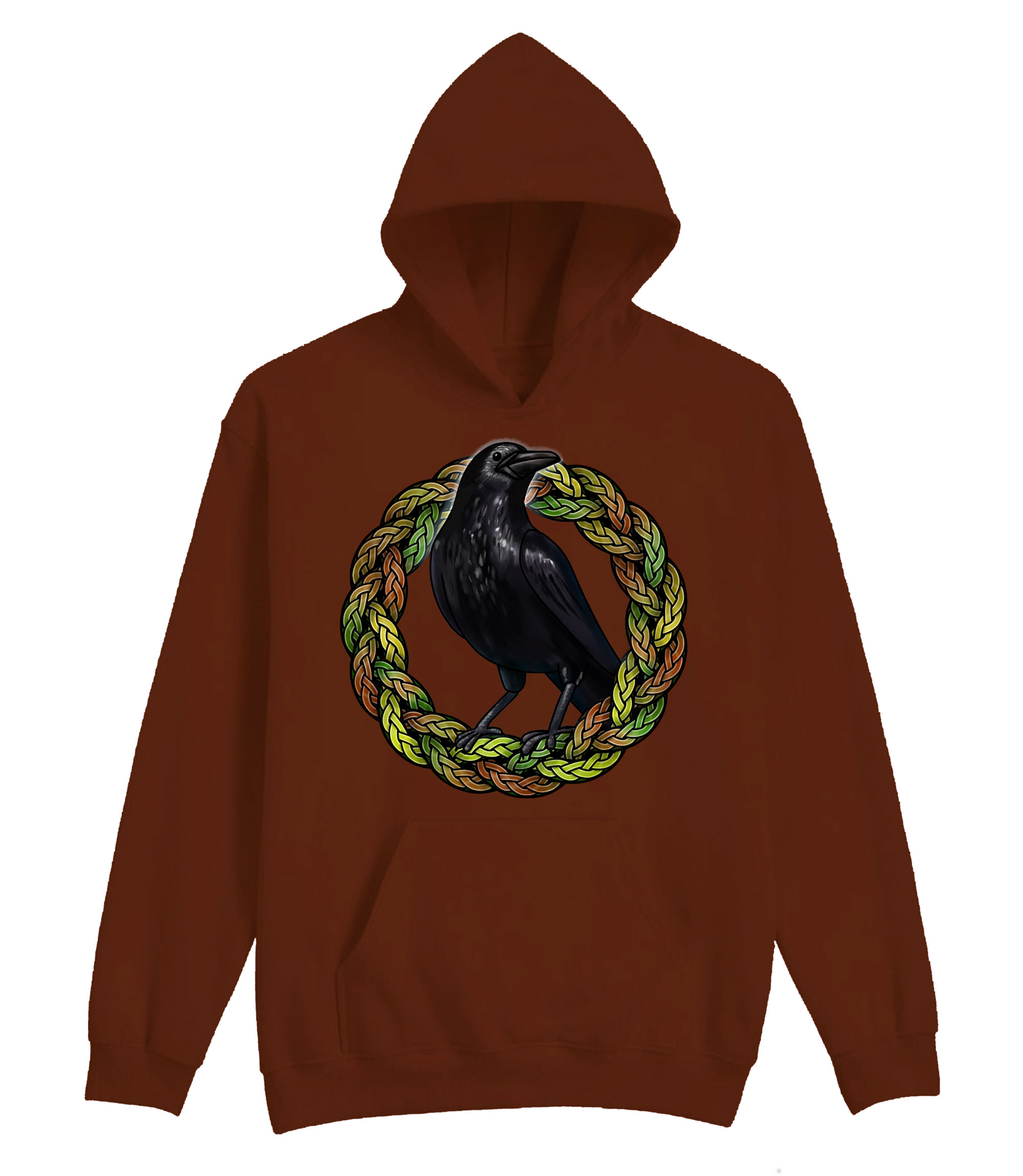 Crow Celtic Knot Hoodie