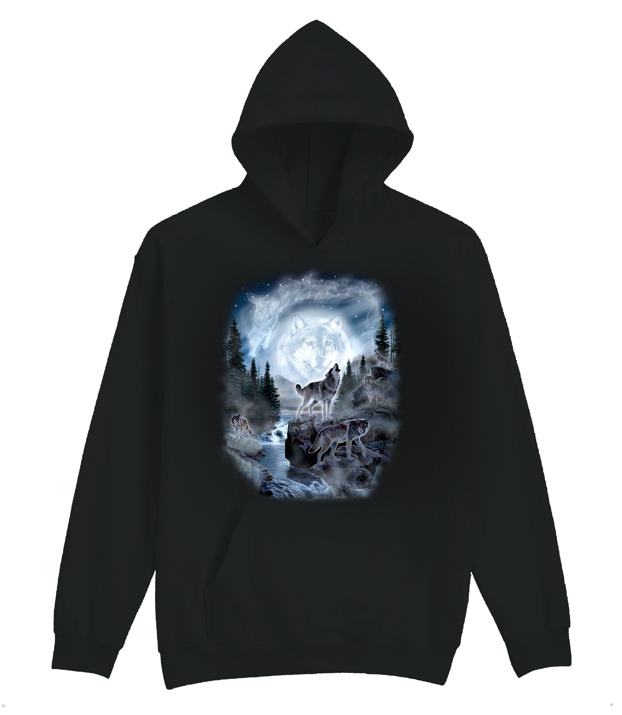 Moon Wolf Hoodie