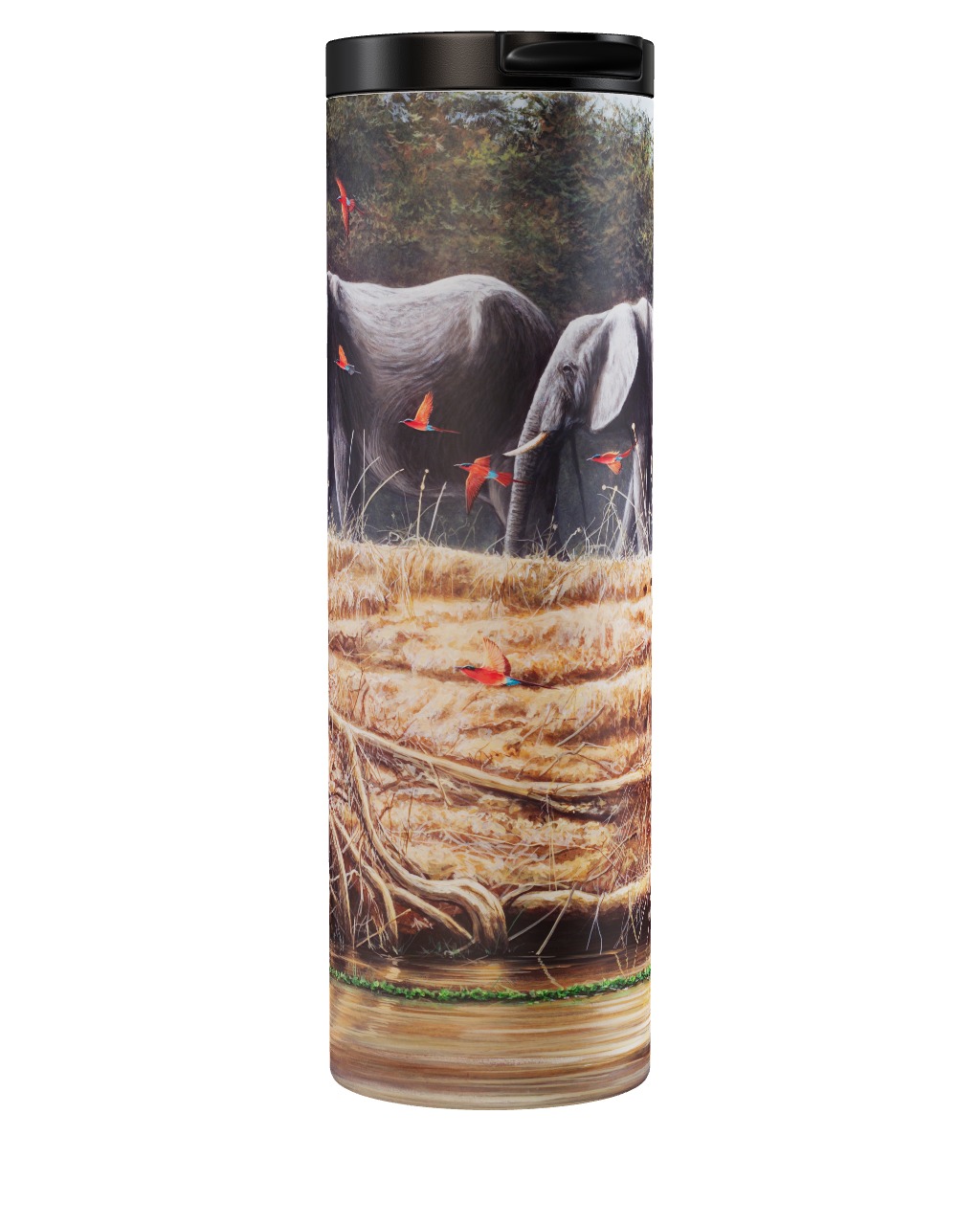 Crossing Elephants Tumbler