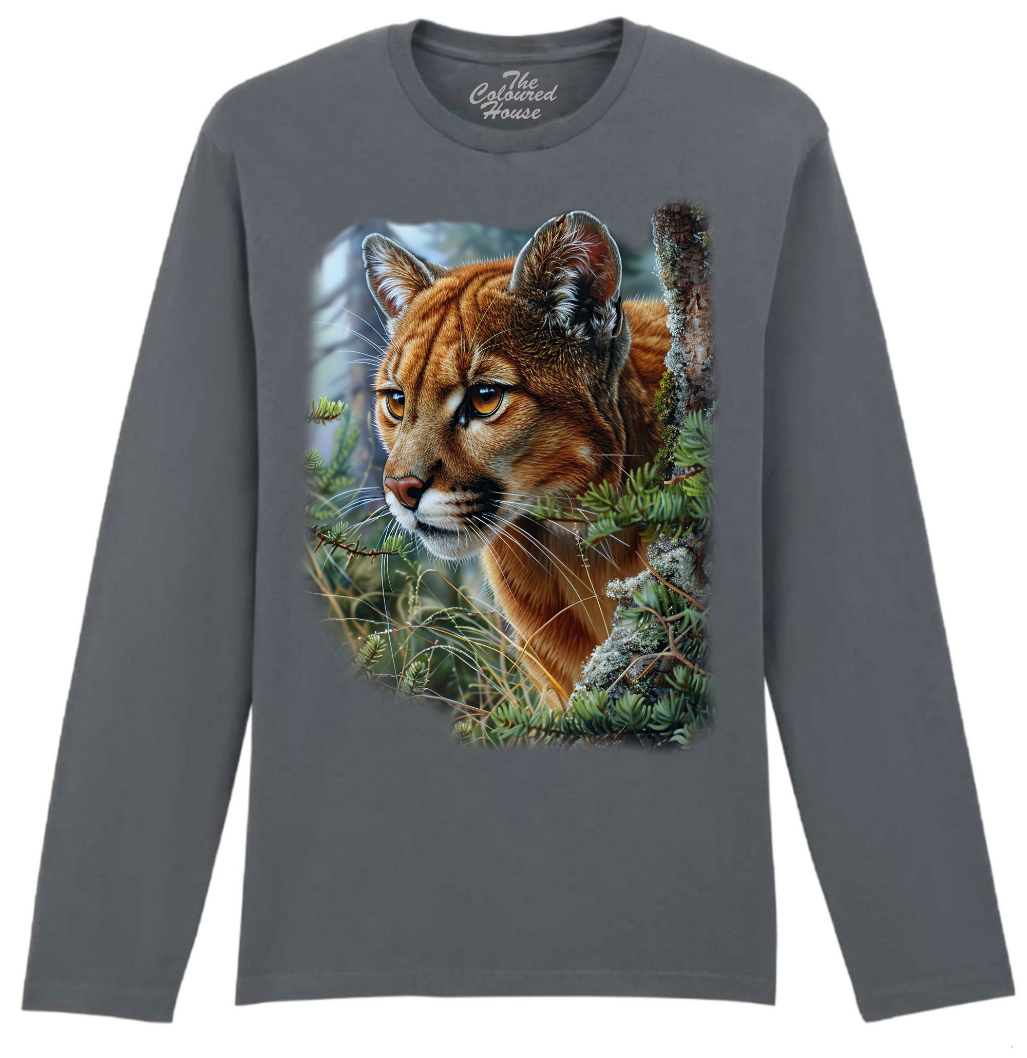 Mountain Lion Portrait Longsleeve