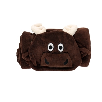 Moose Critter Kids Blanket