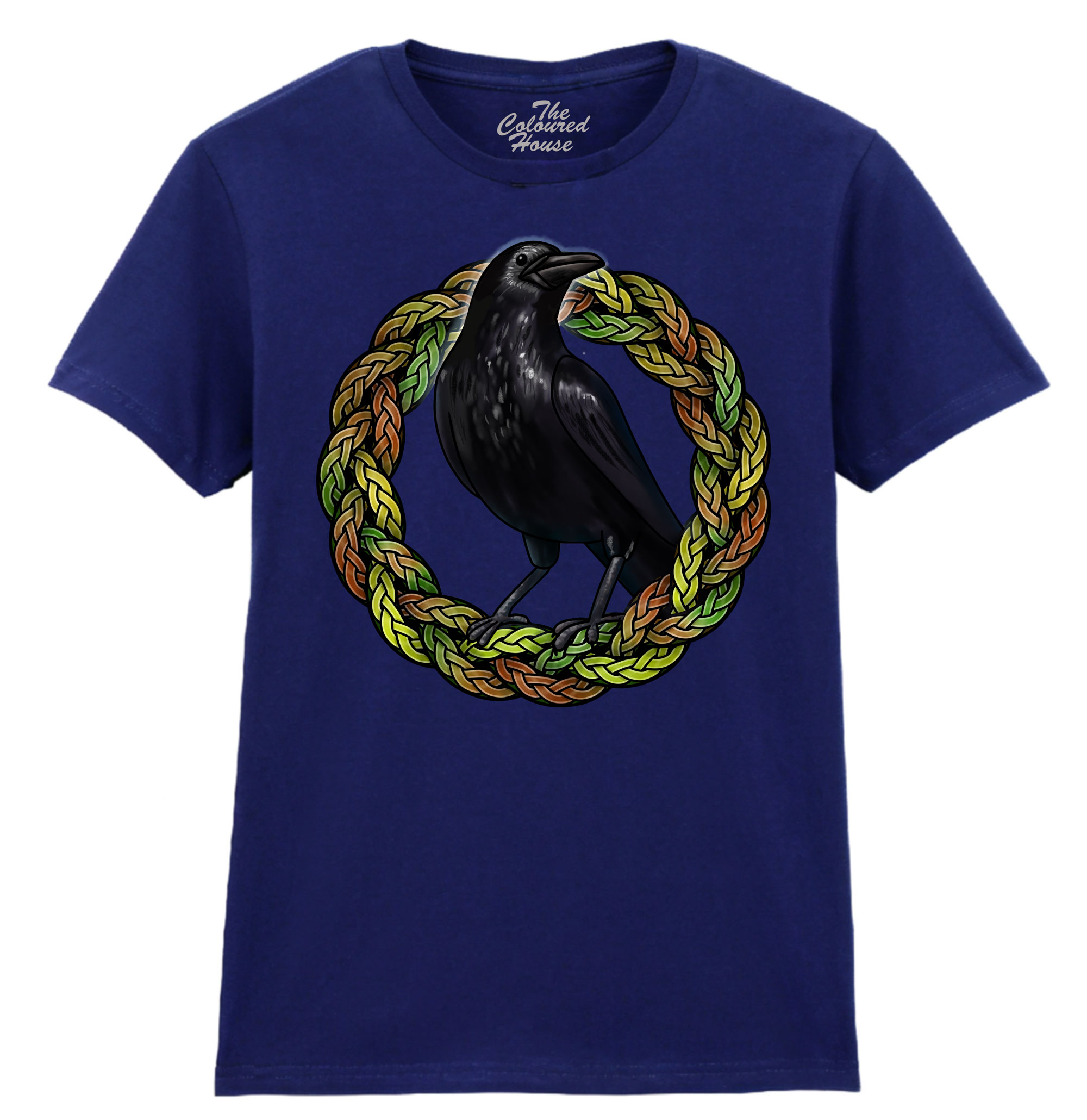 Crow Celtic Knot Ladies T-shirt