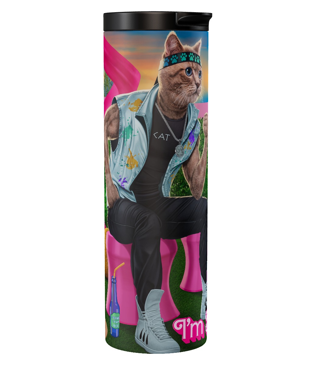 I'm Just Cat Tumbler