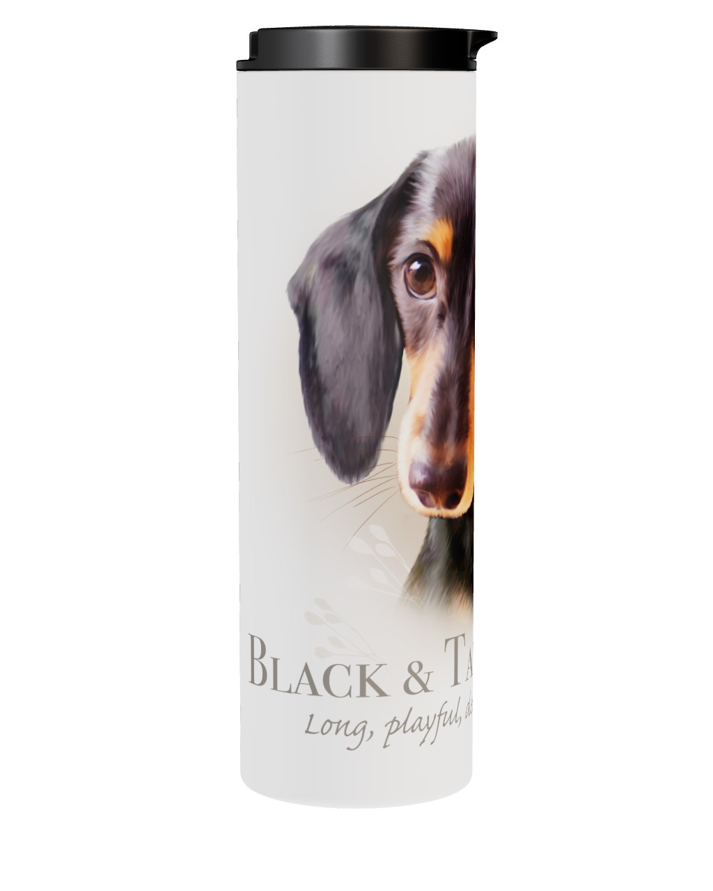 Black And Tan Dachshund Tumbler
