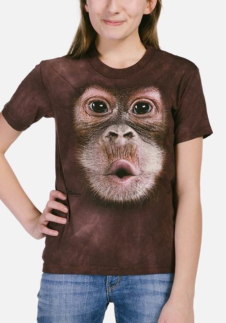 Big Face Baby Orangutan