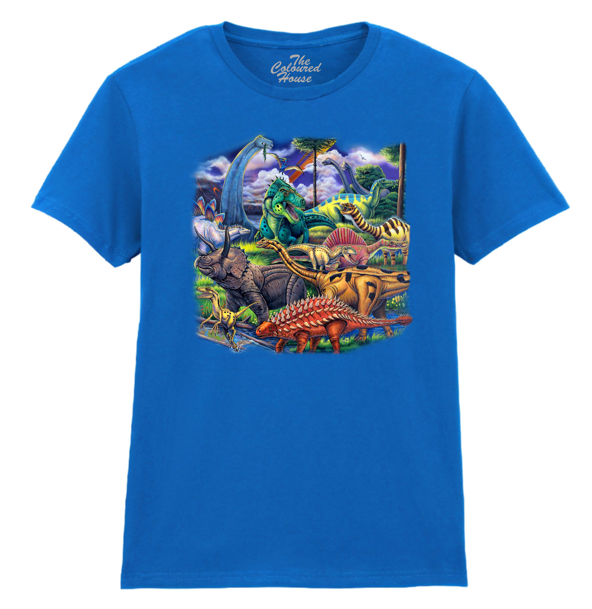 Dinosaur Friends Ladies T-shirt