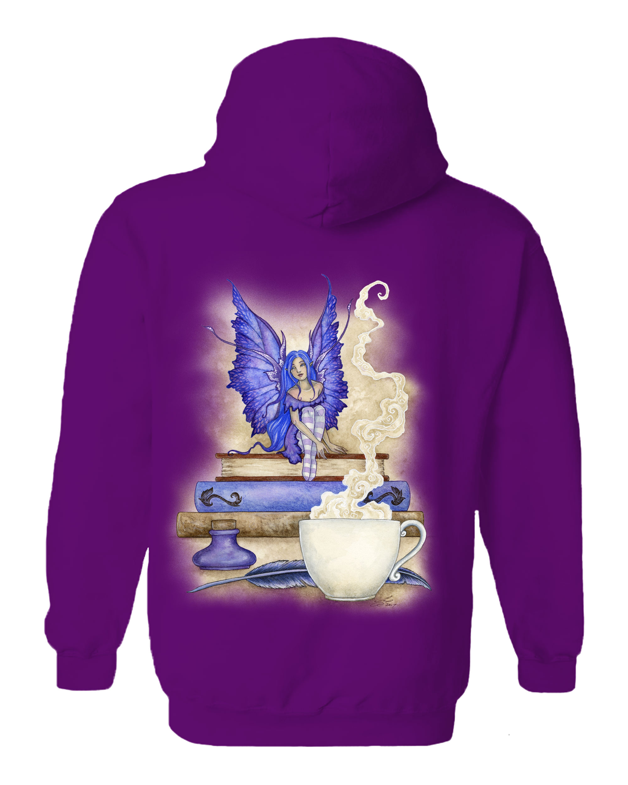 Blue Bookworm Hoodie