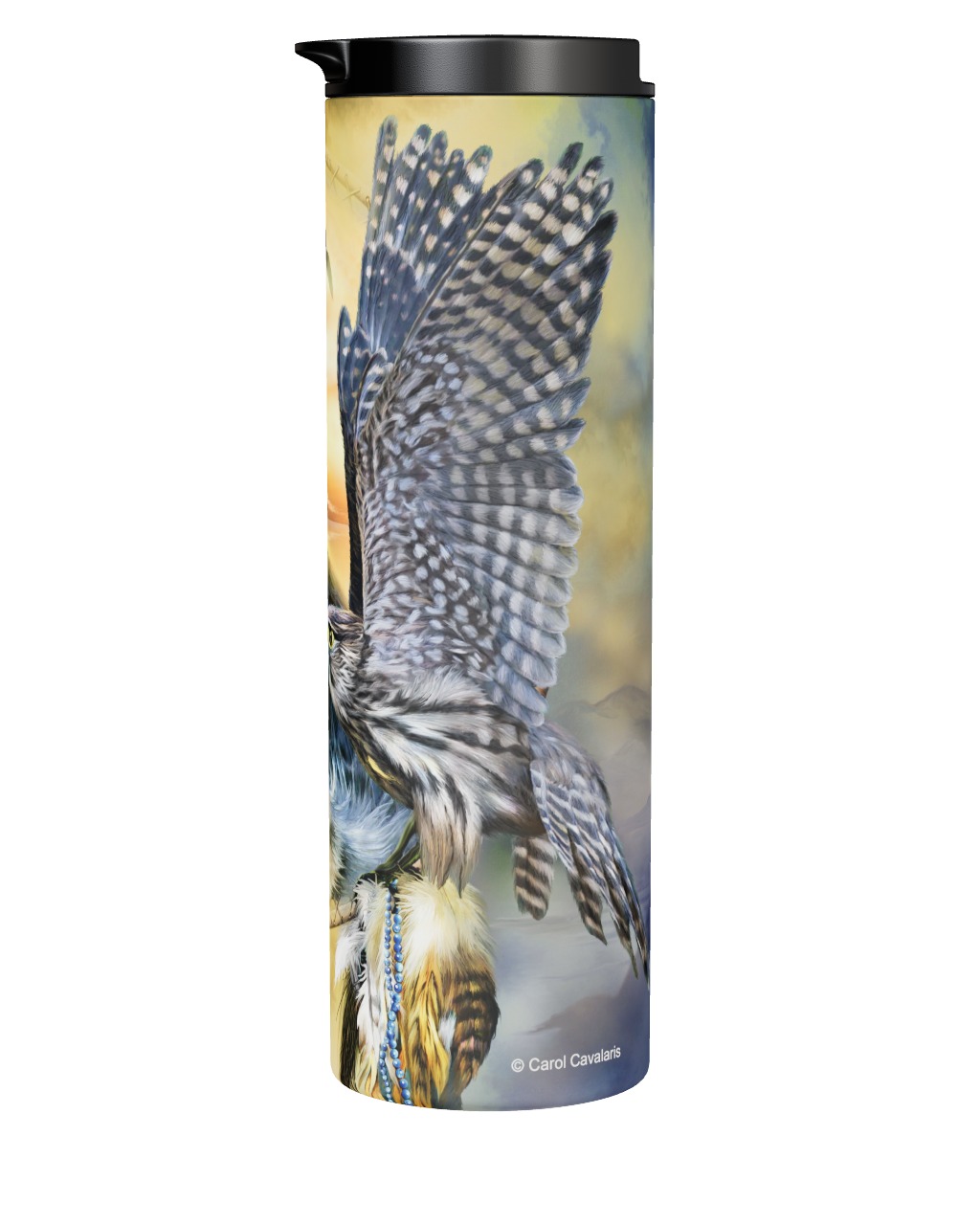 Falcon Sun Dreamcatcher Tumbler