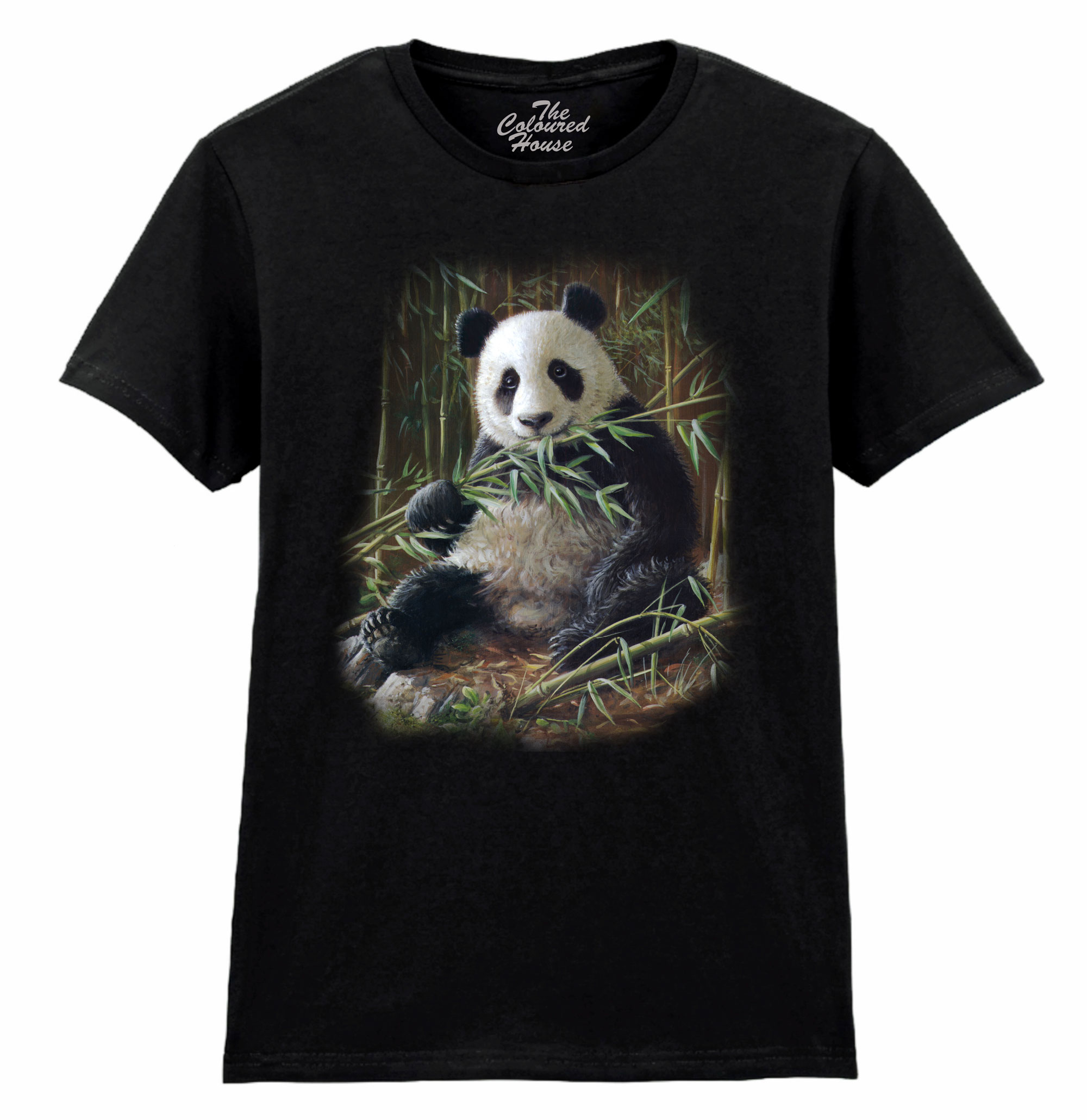 Bamboo Panda Ladies T-shirt