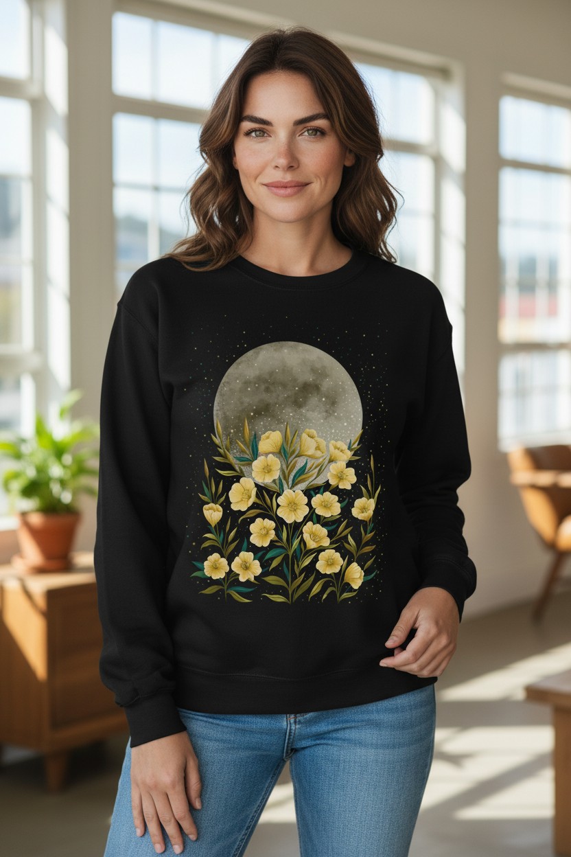 Moon Greeting Sweater