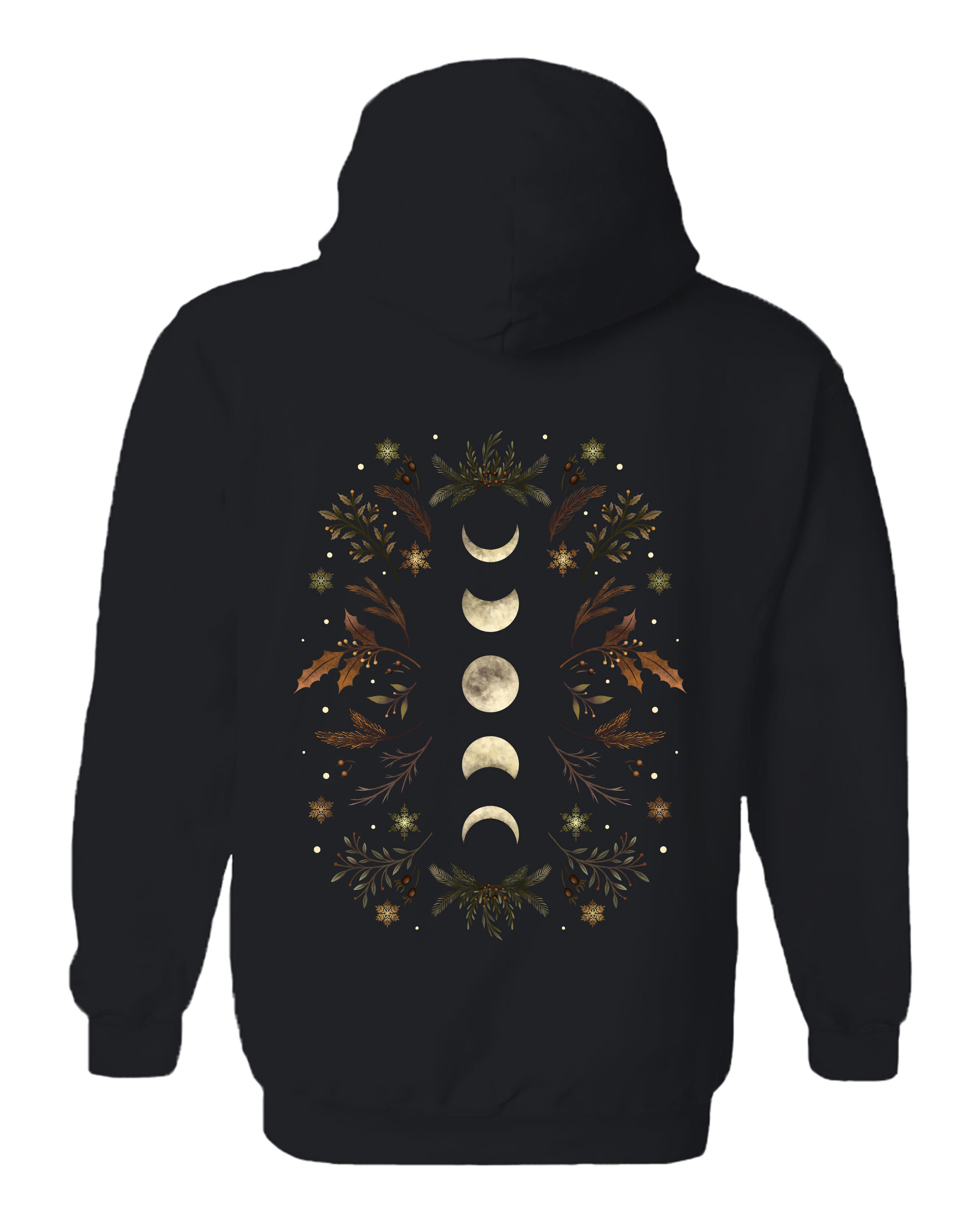 Moonlight Garden Winter Hoodie