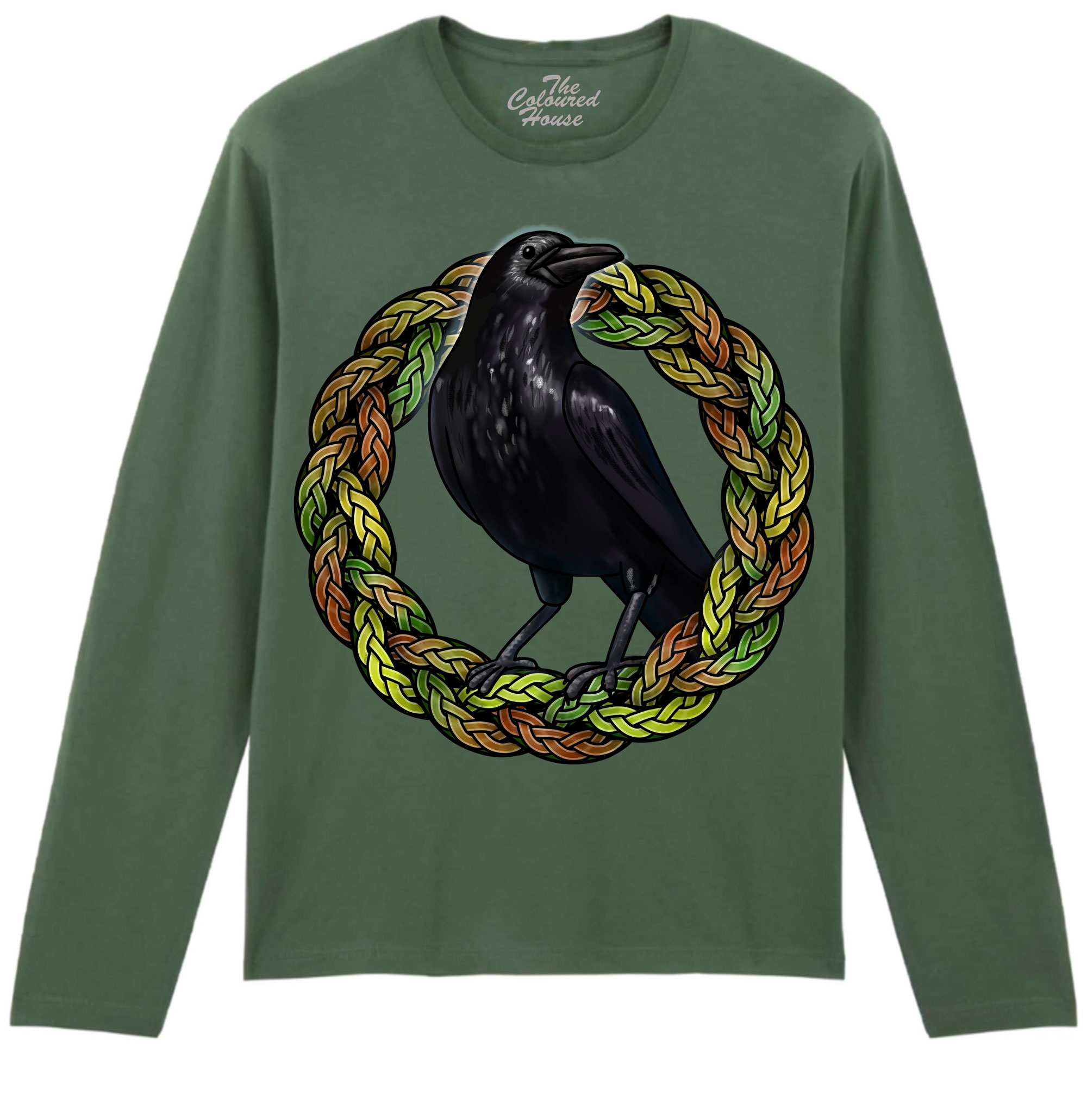 Crow Celtic Knot Longsleeve