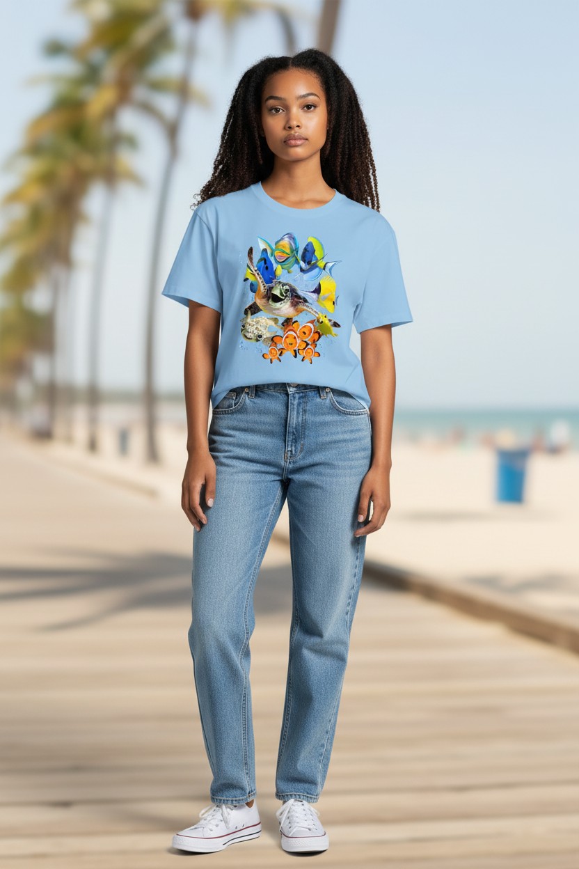 Reef Selfie Ladies T-shirt