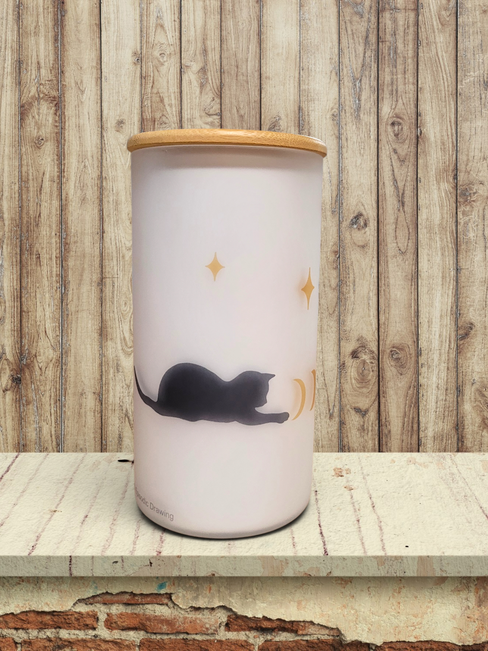 Cat And Moon - Storage Jar 25Oz