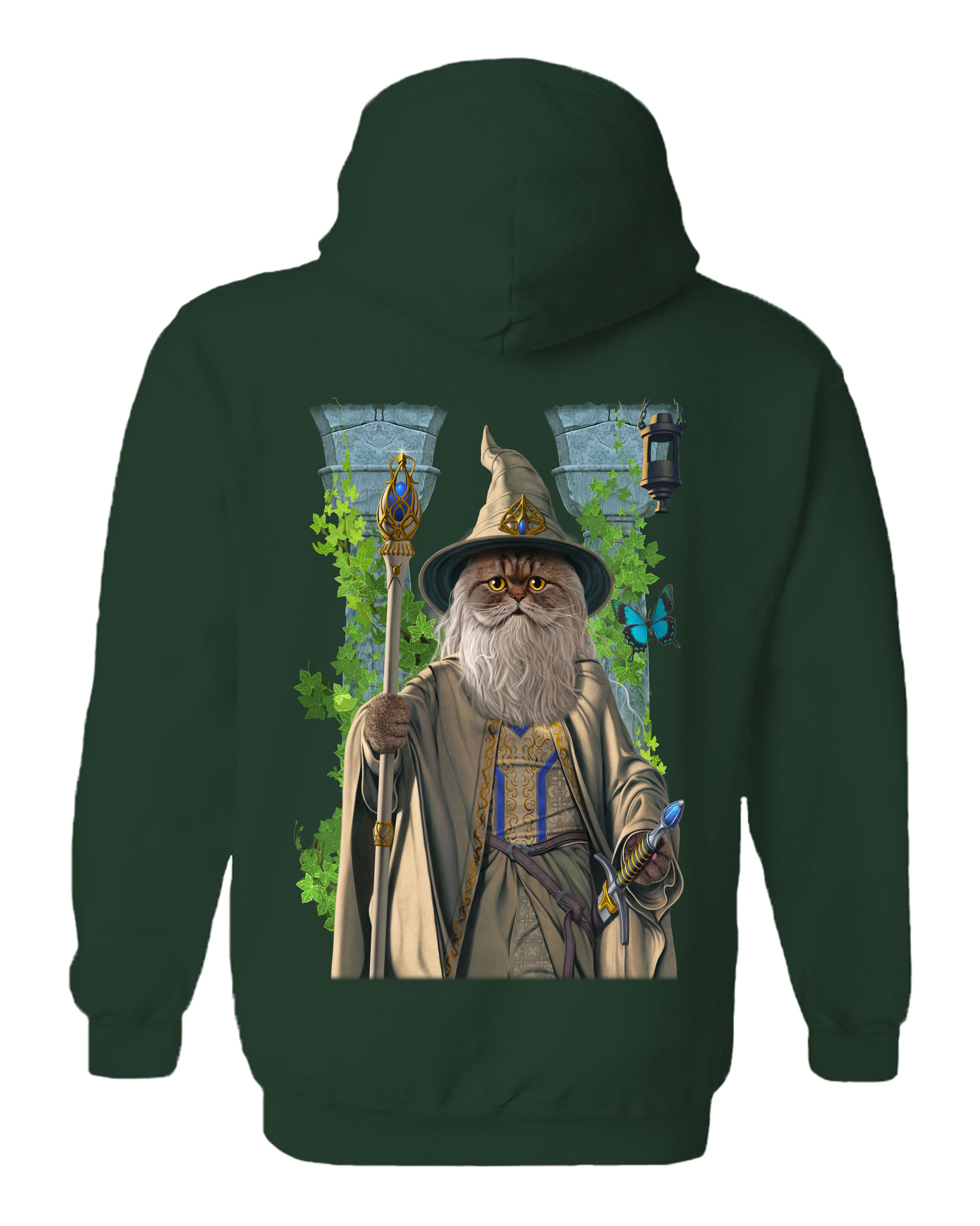 Catdalf The White Hoodie