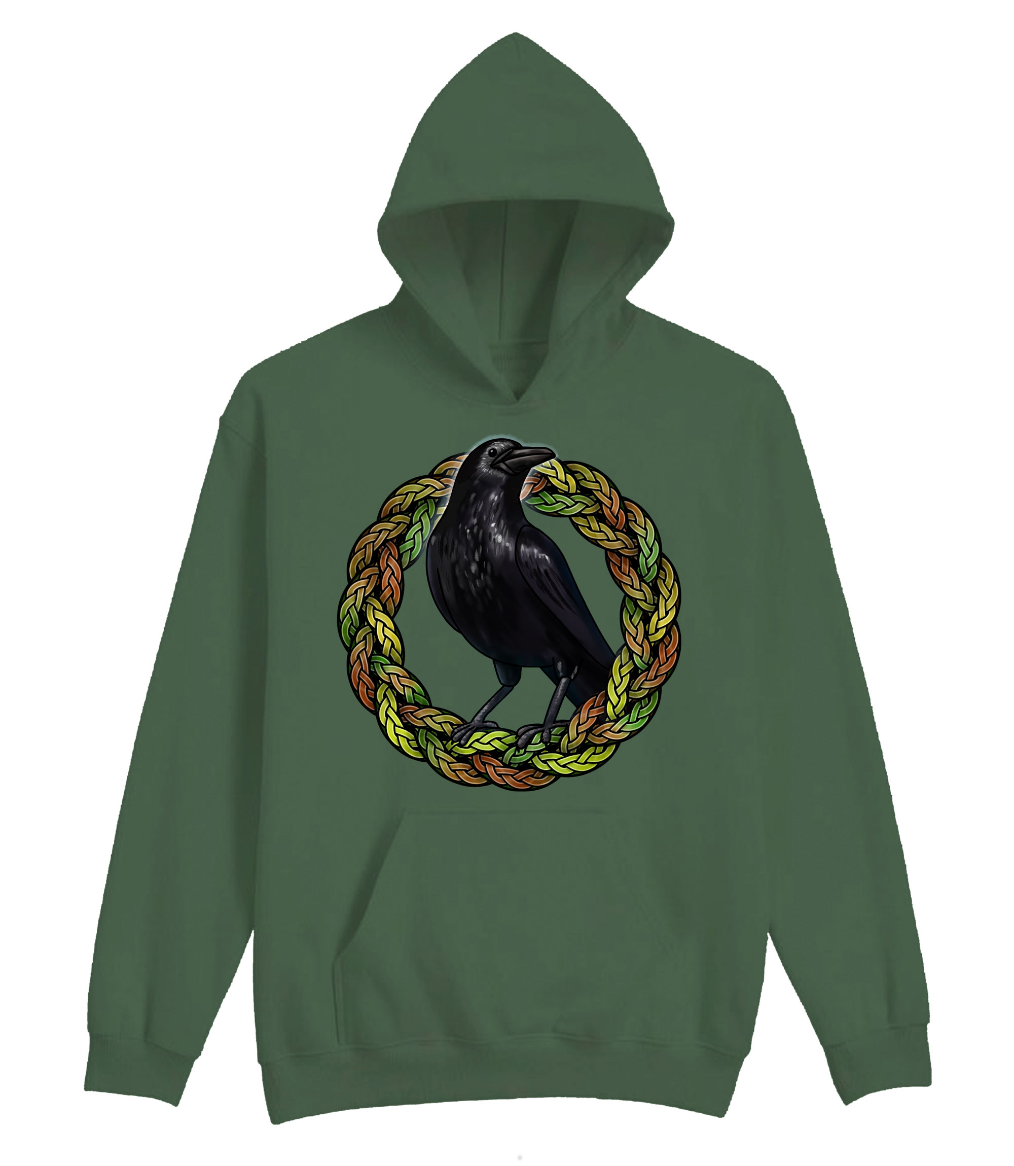 Crow Celtic Knot Hoodie