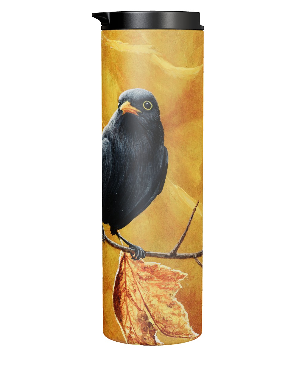 Black And Gold Tumbler