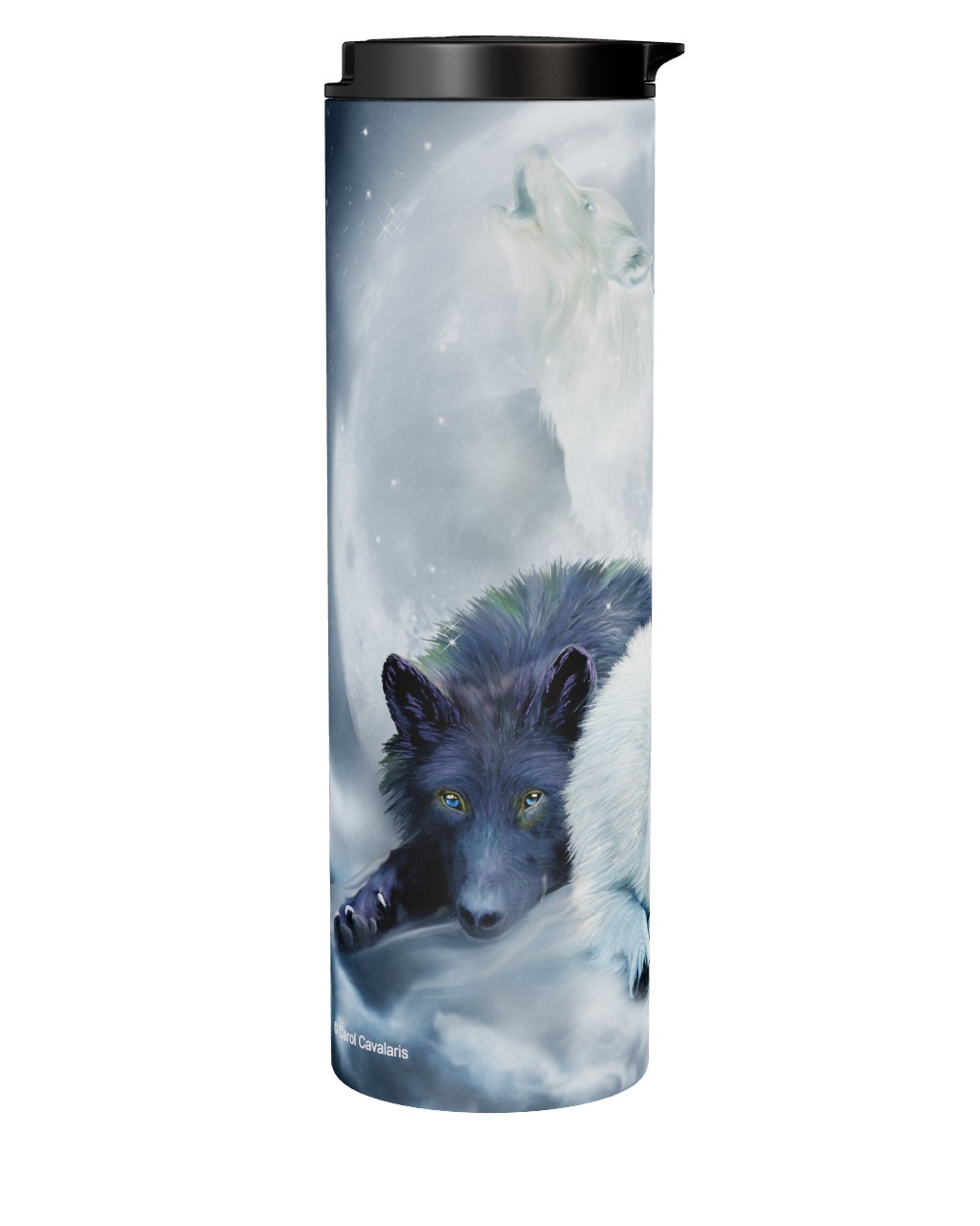 Yin Yang Wolf Mates Tumbler