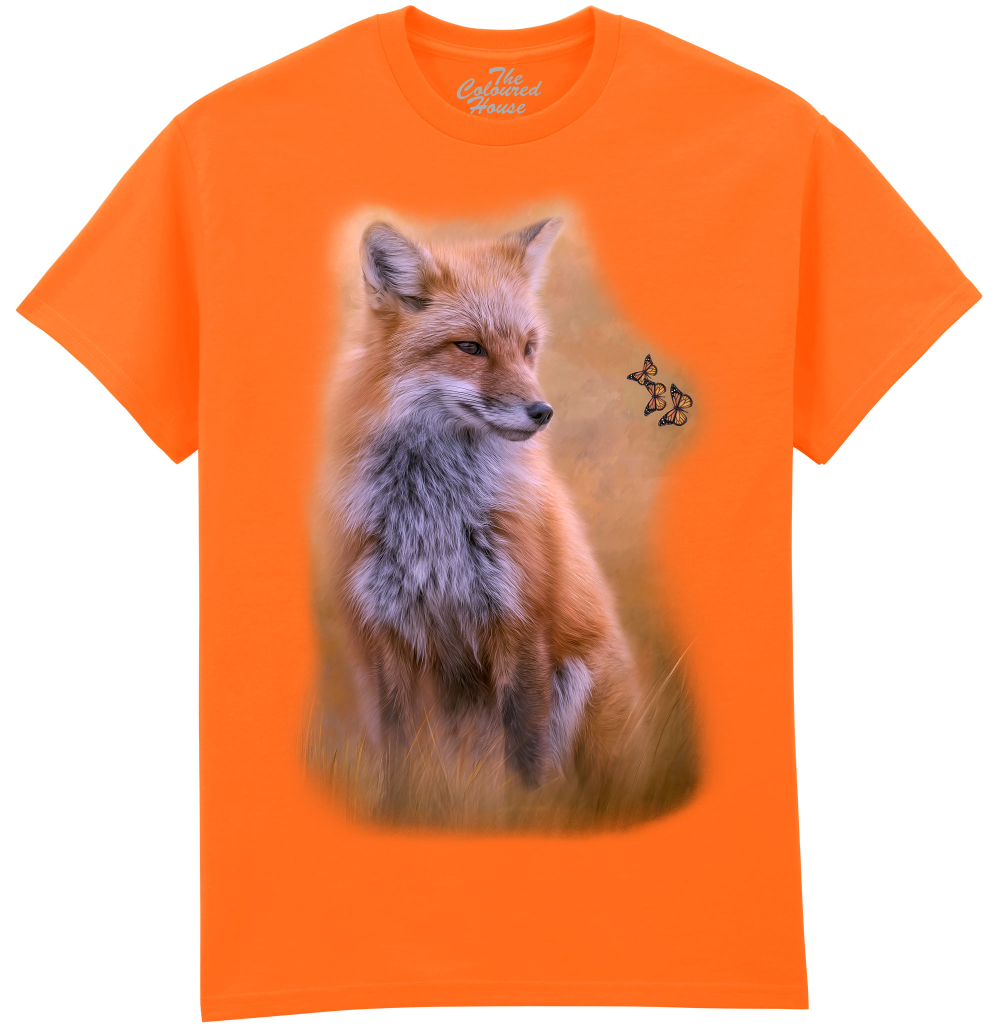 Watching Butterflies - Fox Watching Butterflies - Fox