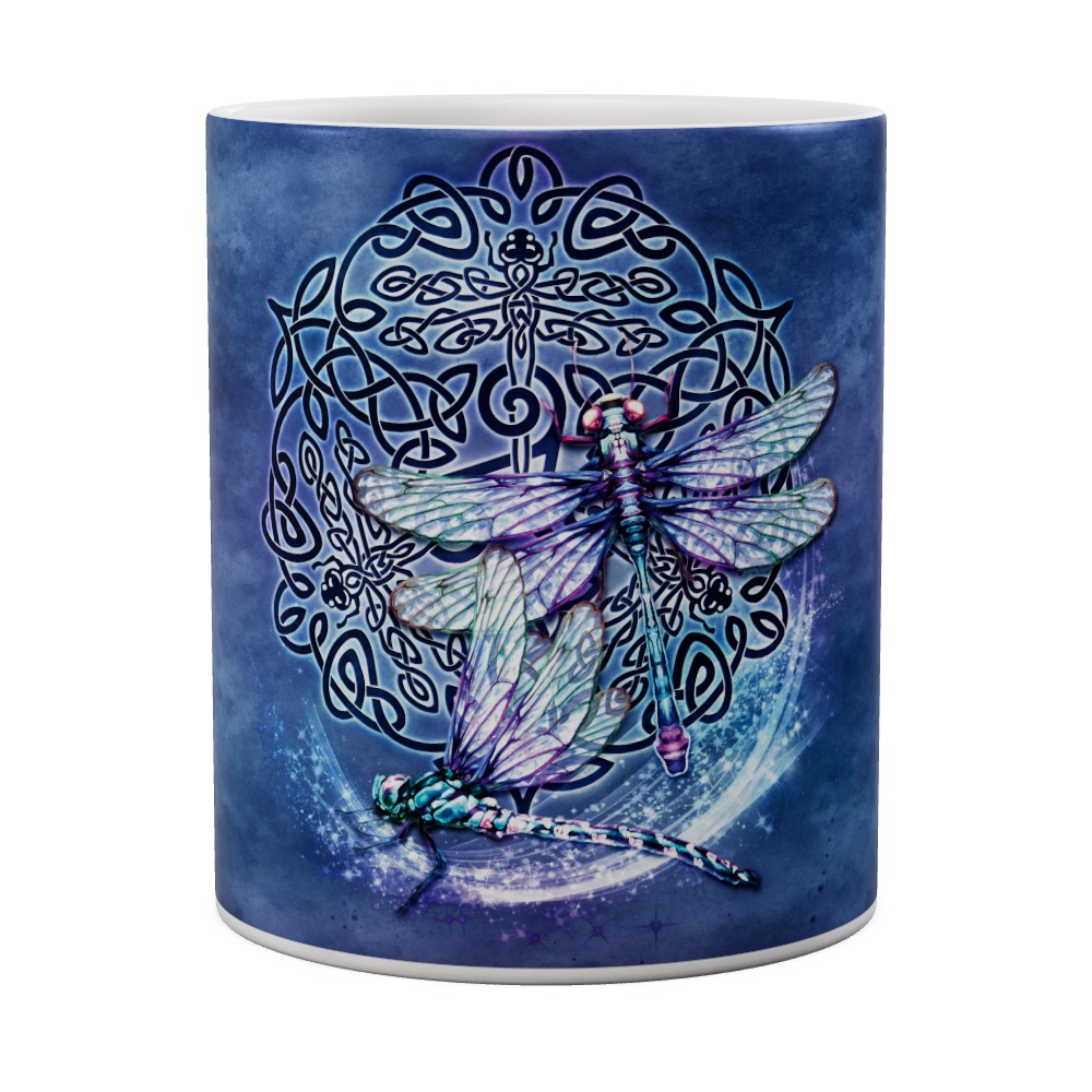 Celtic Dragonfly Mug