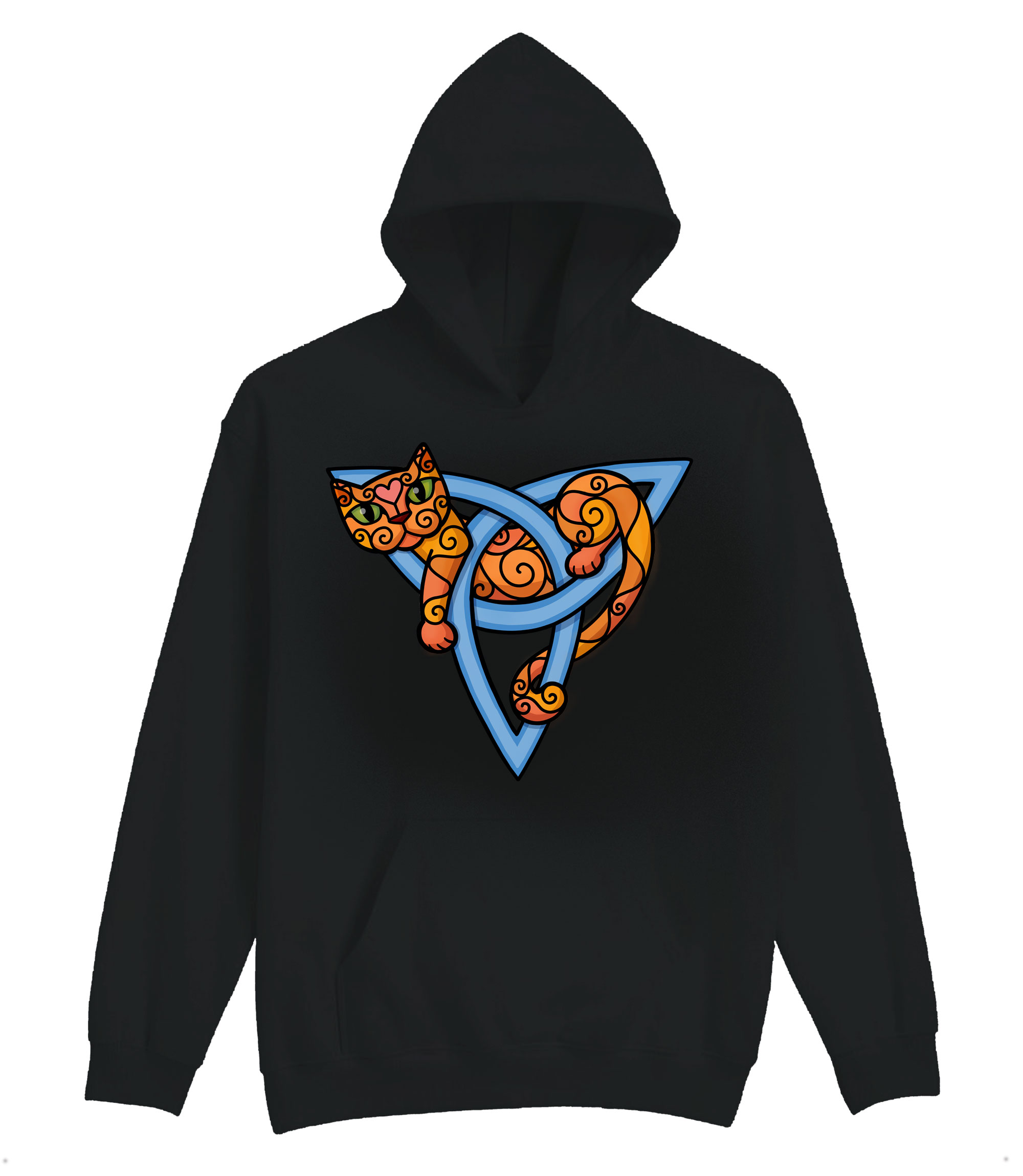 Spiral Cat Hoodie