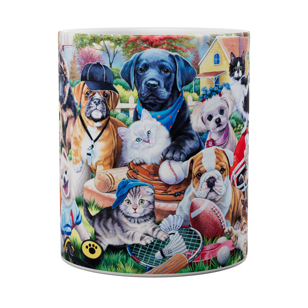 Schoolyard Athletics - Dogs And Cats Mug