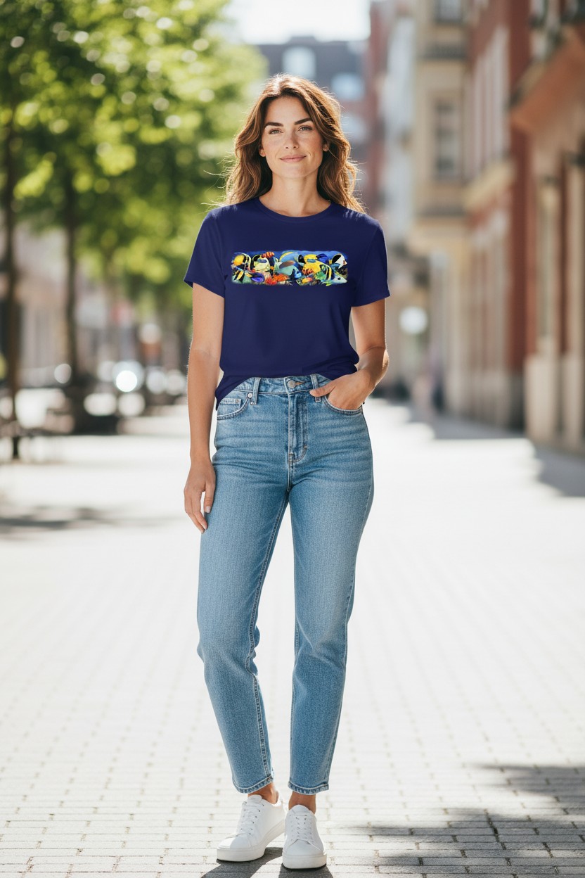 Fish Alive Ladies T-shirt