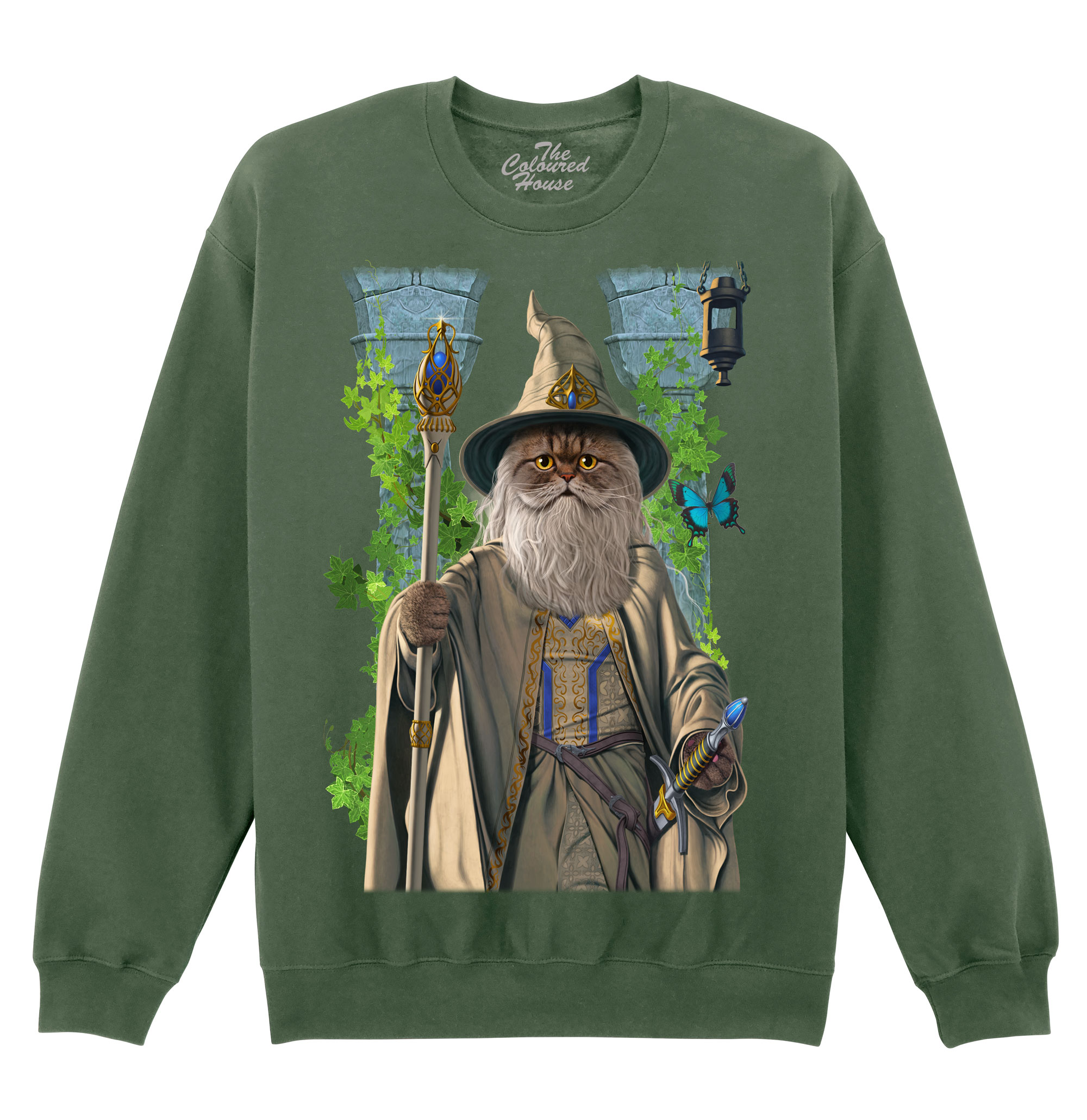 Catdalf The White Sweater