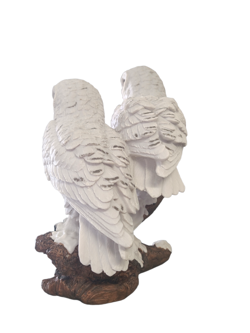 Snow Owl Pair 25*21*32cm