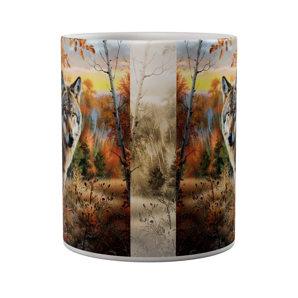 Forest Wolf Portrait Mug