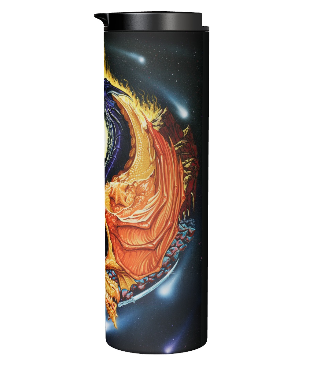 Yin Yang Dragon Tumbler