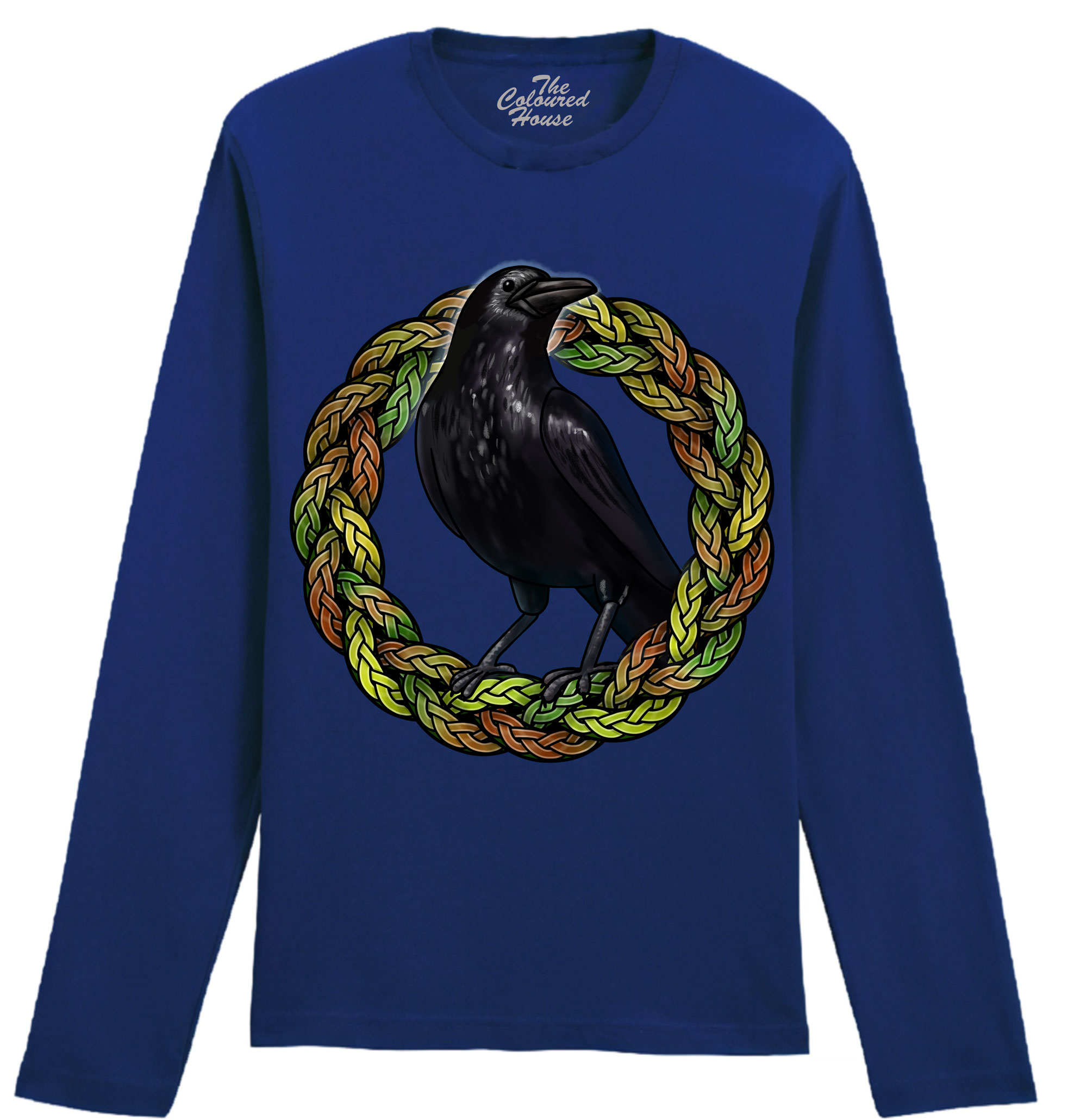 Crow Celtic Knot Longsleeve
