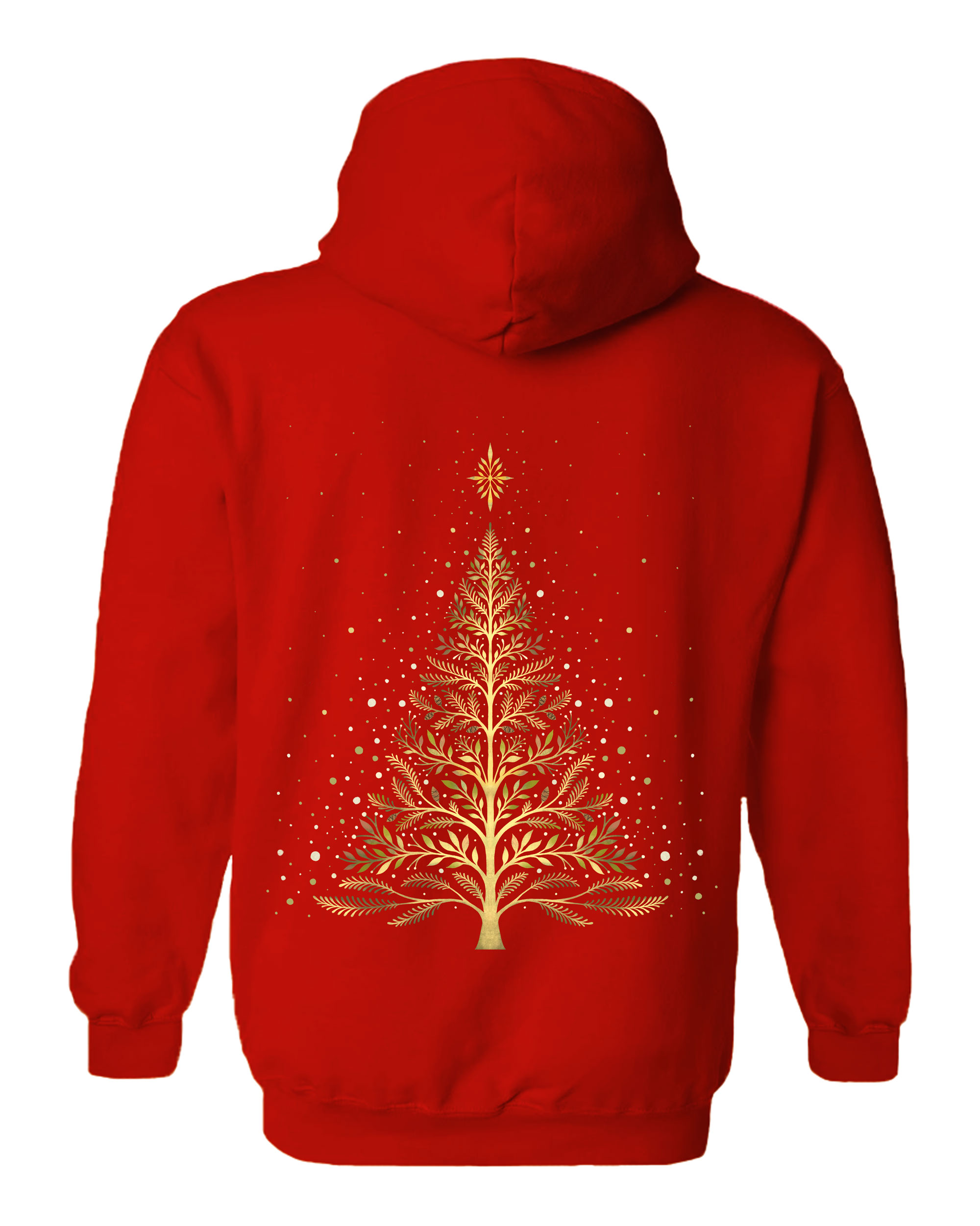 Christmas Night Glowing Tree Hoodie