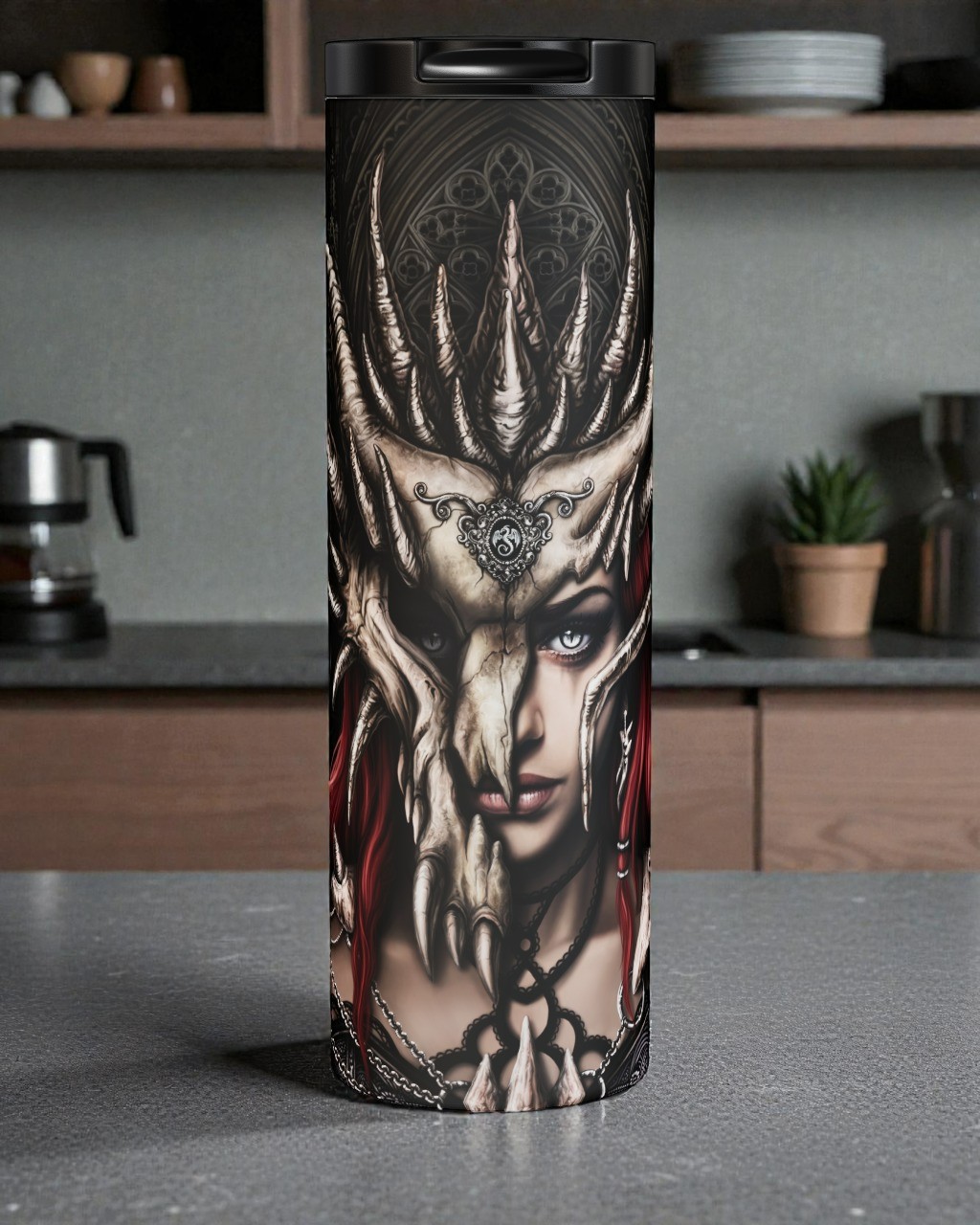 Dragon Mask Tumbler